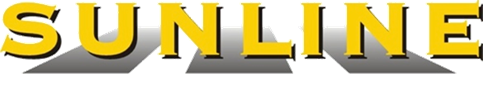 Sunline logo na białym